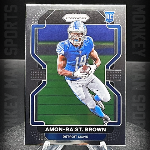 2021 Prizm - Amon-Ra St Brown Rookie RC - #358 LIONS MINT