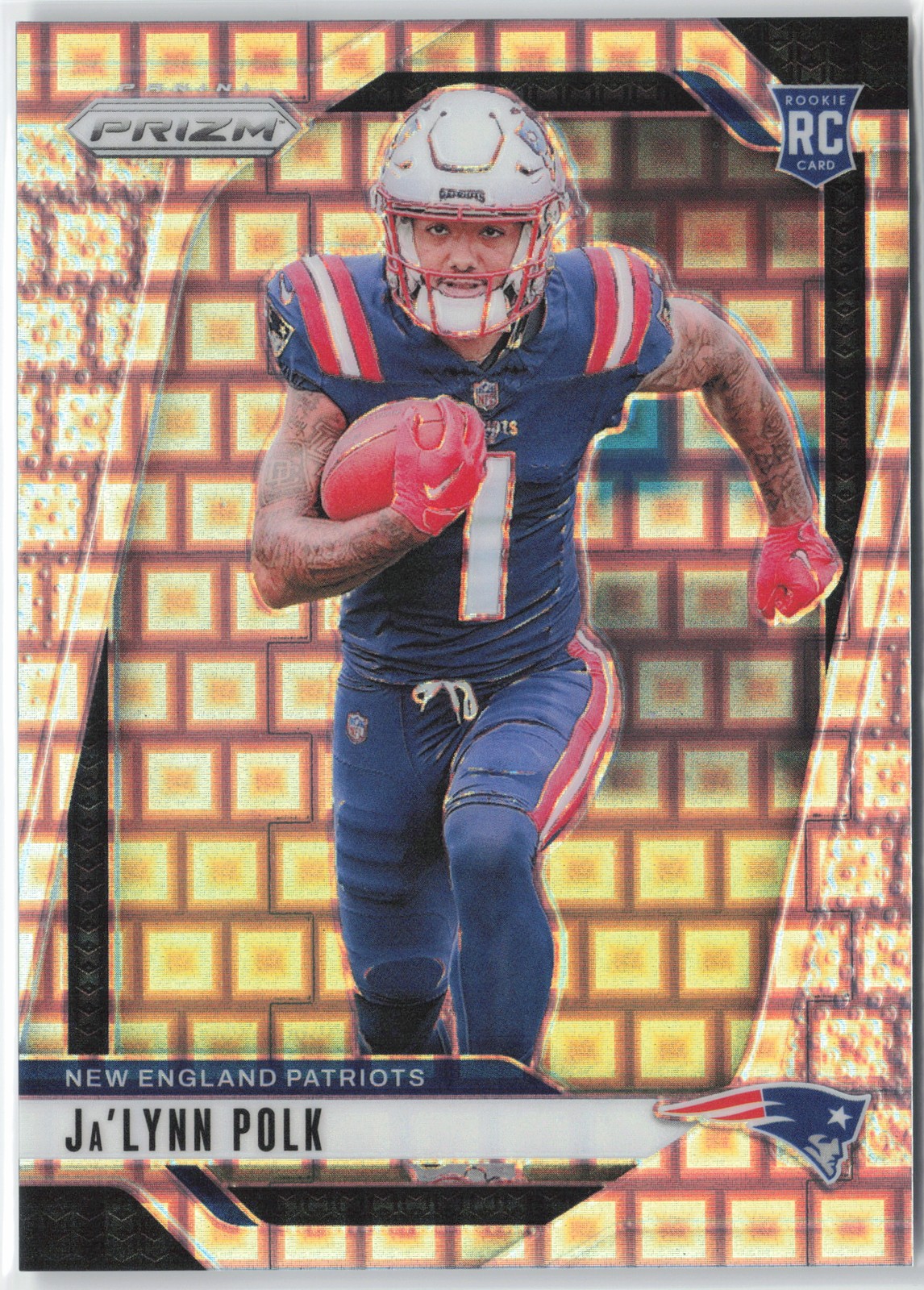 Ja'Lynn Polk RC Rookie 2024 Panini Prizm Pandora #339 /400 New England Patriots