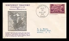 US COVER NORTHWEST TERRITORY ORDINANCE FDC SCOTT 795 HAND CANCEL