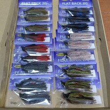 Fishing Lure New set of 18  Depth flat back jig  38 oz silicone rubber model