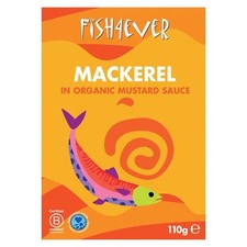 Fish4Ever Mackerel Fillets in Mustard Sauce 110g - 2 Pack