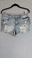 Vintage Guess Los Angeles Distressed Jean Shorts Women's Size 29