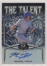 2019 Leaf Valiant The Talent Blue Prismatic 4/25 Michael Toglia #TT-MT2 Auto uk2