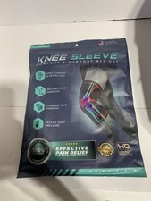 Modvel 2 Pack Knee Compression Sleeve for Pain Relief - Various Colors  Sizes