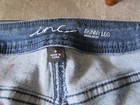 Women's Inc Jeans Skinny Leg Regular Fit Rhinestones Lower Legs Size 0 — photo 7