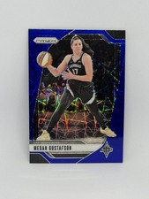 2024 Panini Prizm WNBA Megan Gustafson 78 BLUE VELOCITY PRIZM