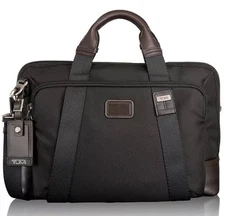 Tumi Alpha Bravo Hansen Briefcase Laptop Bag Ballistic Nylon 222642HK2 Reg $375