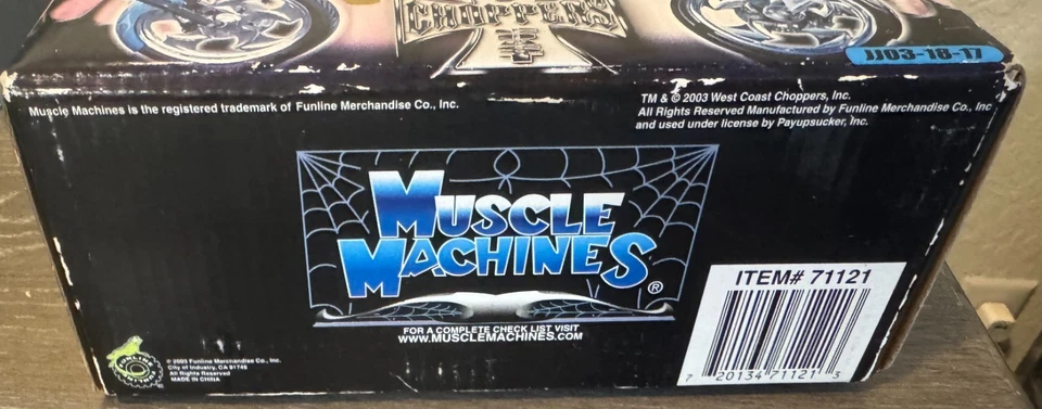 Jesse James JJ03-18-17 West Coast Choppers El Diablo - Modelo rígido 1:18 Foto 4 de 4