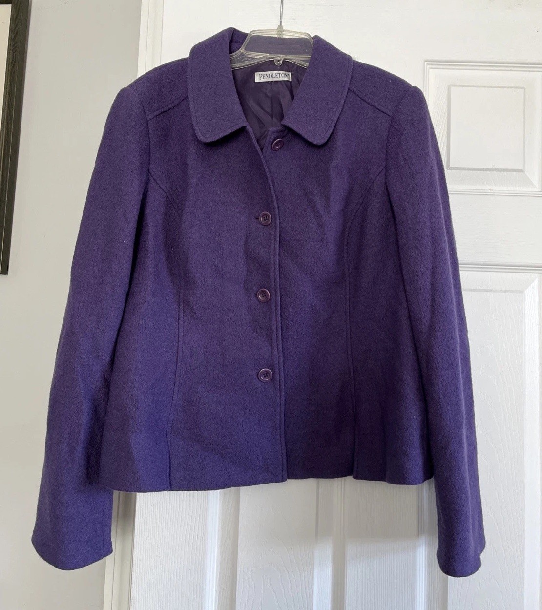 Pendleton Lavender Purple Wool Blazer Jacket Coat… - image 1