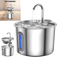 Pet Water Fountain 2.2L Automatic Dog Drinking Fountain Filtered Cat Water Bowl