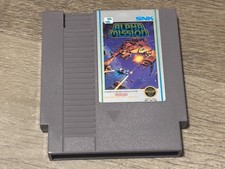 Alpha Mission 5 Screw Nintendo Nes Cleaned & Tested Authentic