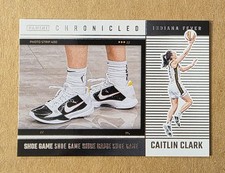2025 Panini Chronicled Caitlin Clark #74 WNBA Shoe Game Indiana Fever ROY