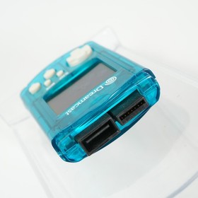 SEGA Dreamcast Visual Memory Unit Aqua Blue Edition HKT-7000 DC VMU w/ Battery