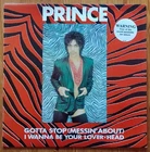 Prince : Gotta Stop (Messin' About) - UK rare vinyl 12" stickered sleeve WB 1981