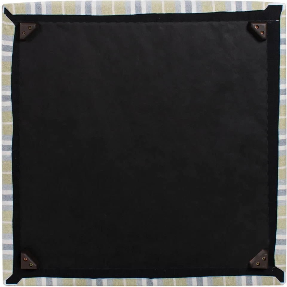 Cubierta otomana cuadrada polaridad Howard Elliott HEOF22311 - Cubierta - Arena Foto 2 de 4