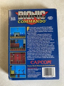 Bionic Commando NES - Cartridge, Sleeve, Foam & Box