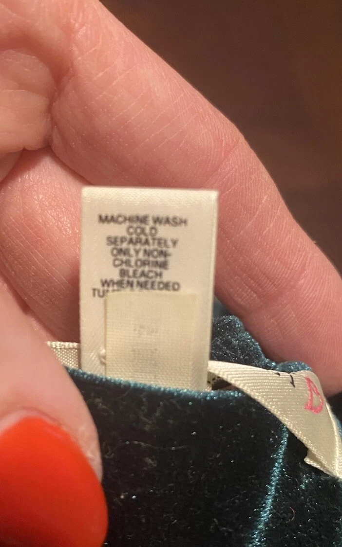 UNDERCOVER Abito Victoria’s Secret vintage anni 90 verde smeraldo velluto retrò mini camicia da notte L