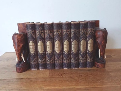 Sämmtliche Werke Grillparzer, Franz 8  Antique Bookset 1887 Austria Germany  - Imagen 1 de 24