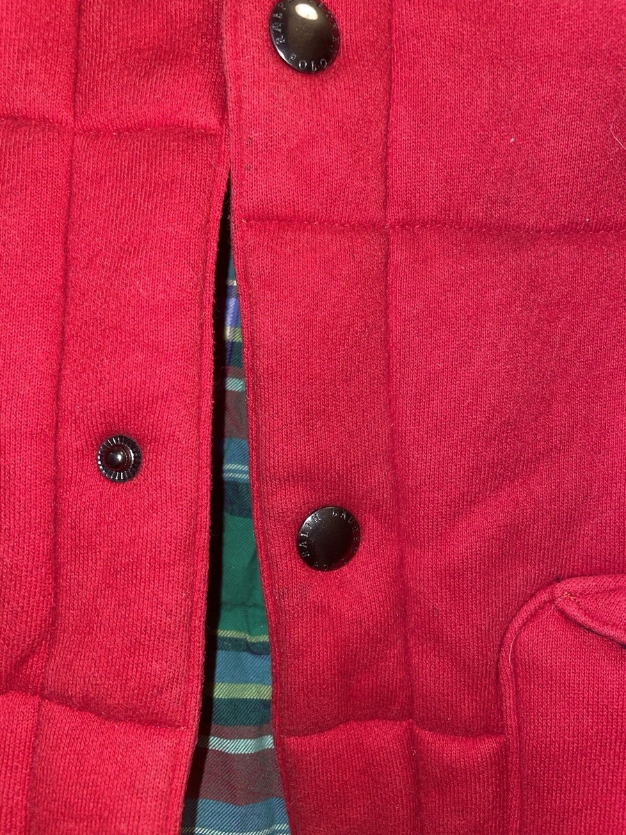 VTG Polo Ralph Lauren Polyester Outer Shell Red & Blue Vest VTG Polo Ralph Lauren Polyester Outer Shell Red & Blue Vest