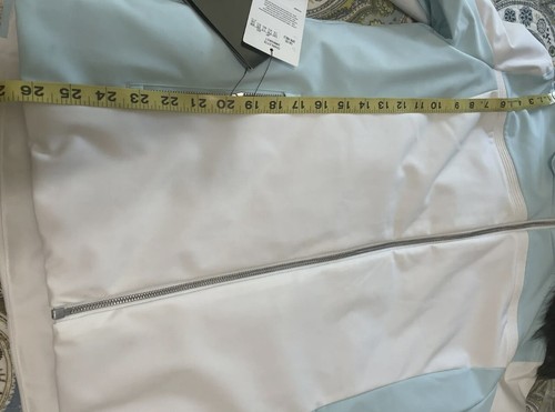 Descente Fully Insulated White, Blue Women's Ski Jacket. Size 10 .$399 - Picture 16 of 17