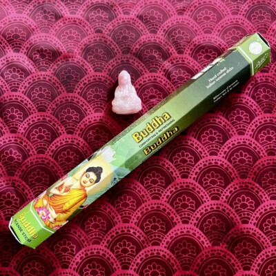 FLUTE BRAND BUDDHA SCENT HANDCRAFTED INCENSE STICKS - 1 BOX 20 COUNT