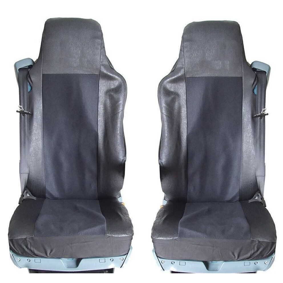 Housses de siege Volvo FH FH16 FH12 FM FL noires pour camion