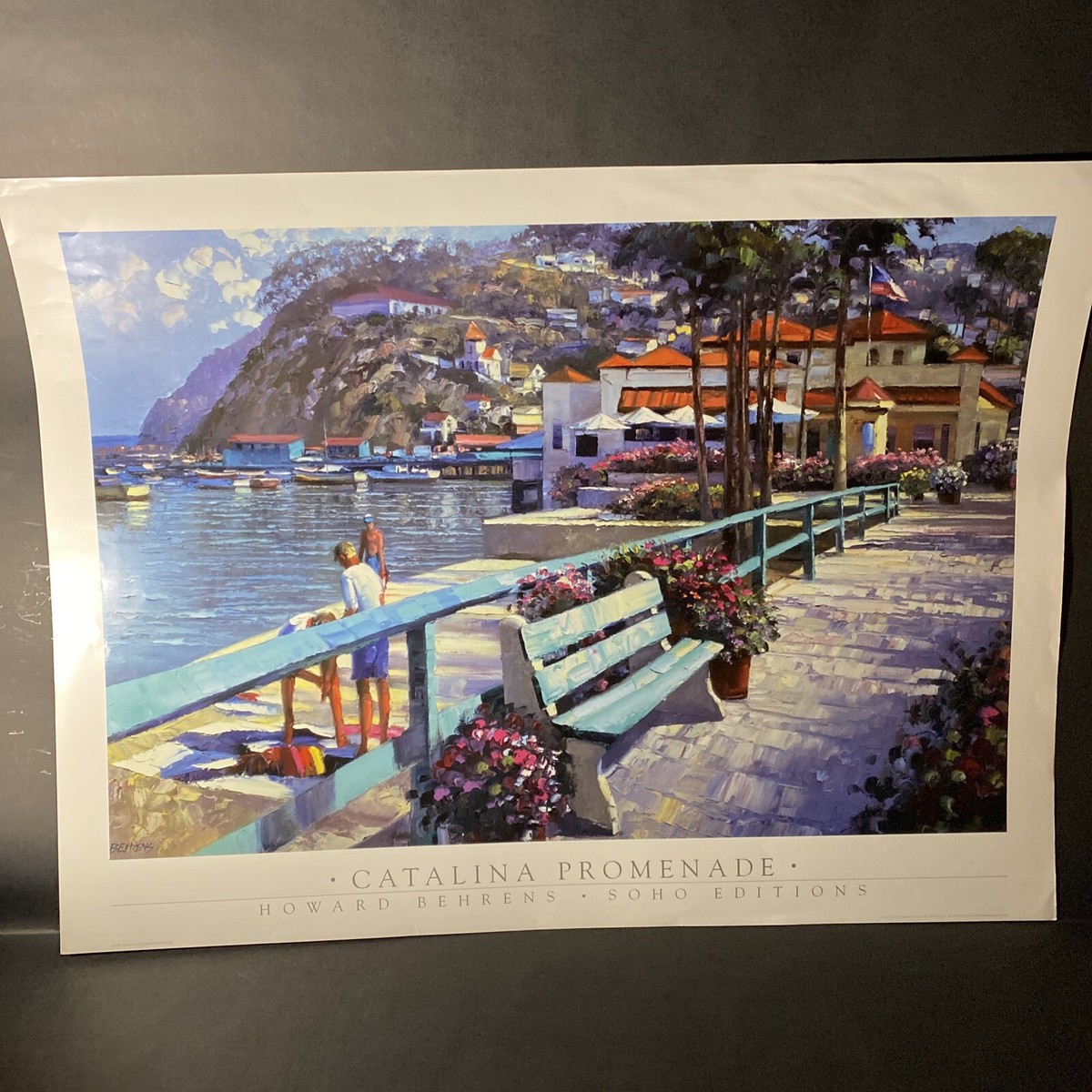 Vintage Poster: Catalina Promenade - Howard Behrens (27 x 36