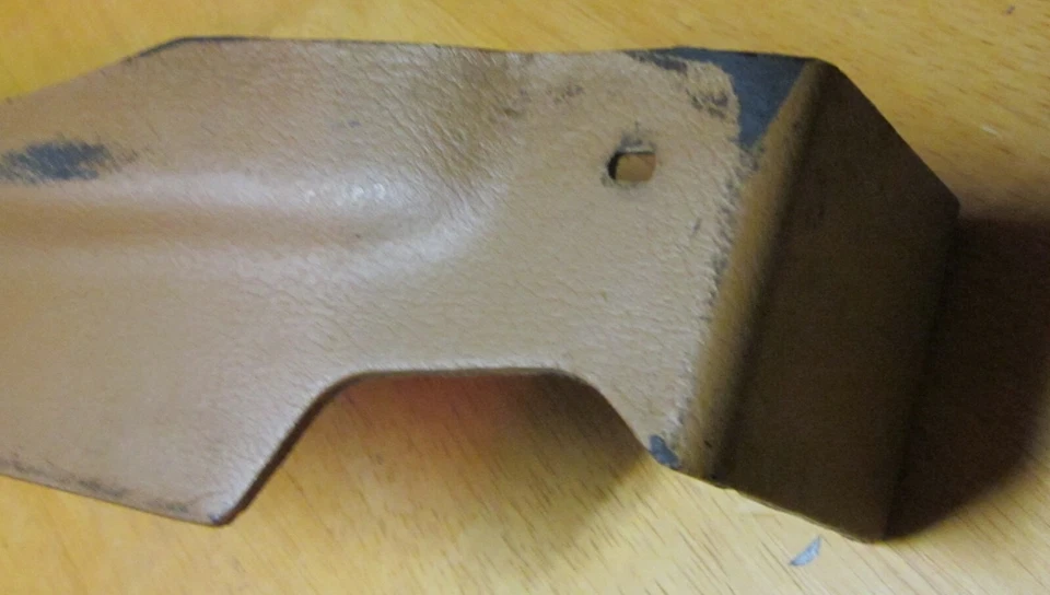 1974 Cadillac Deville RH питания сиденье трек чехол желтовато-коричневый / оливковый б/у оригинал 74 75 76 - Изображение 4 из 4