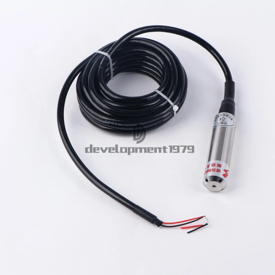 1PC Water Level Transmitter Liquid Level Transducer Sensor 1-10M Cable 4-20MA - Image 4 of 4