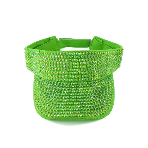 Glänzende Kristalle Damen Mädchen Baseball Caps Oben Ohne Druckknopflasche Sonnenhüte - Bild 18 von 38