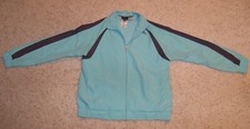 Reebok Full Zip Warmup Track Jacket, Coat, Large, L, Mint Green, Charcoal Gray