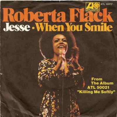 Roberta Flack Jesse NO COVER Vinyl Single 7inch NEAR MINT Atlantic