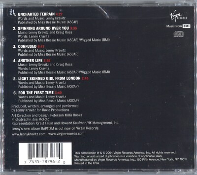 LENNY KRAVITZ Another Life: B-sides and Rarities compiled for