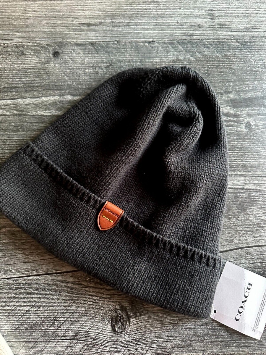 NWT Coach Ribbed Knit Patch Beanie PICK ONE | eBay display picture 3