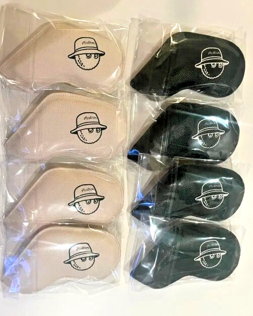 Malbon Golf Genuine Iron Cover Golf Head Cover Set of 8 5-S New