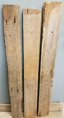3 Reclaimed Vintage Old Barn Wood Lumber Boards Rustic Projects