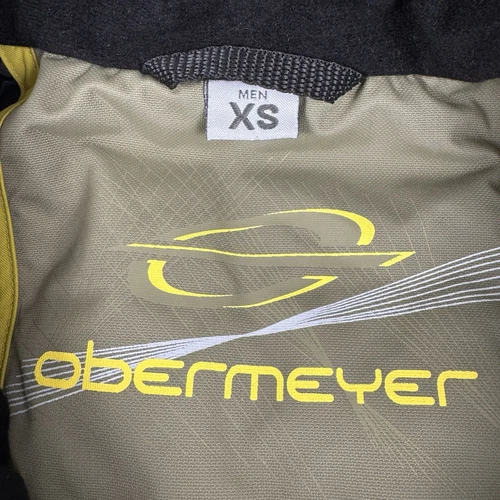 Obermeyer Ski Teton Jacket Plaid Green Nature Valley Logo Waterproof Mens XS image 9