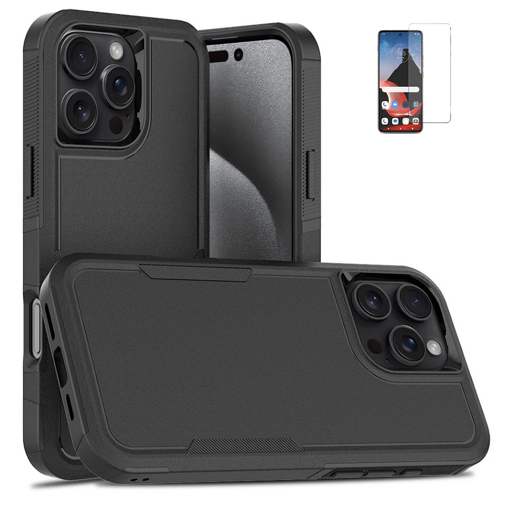 Rugged Hybrid Grip Case for iPhone 16 Pro 6.3 Inch