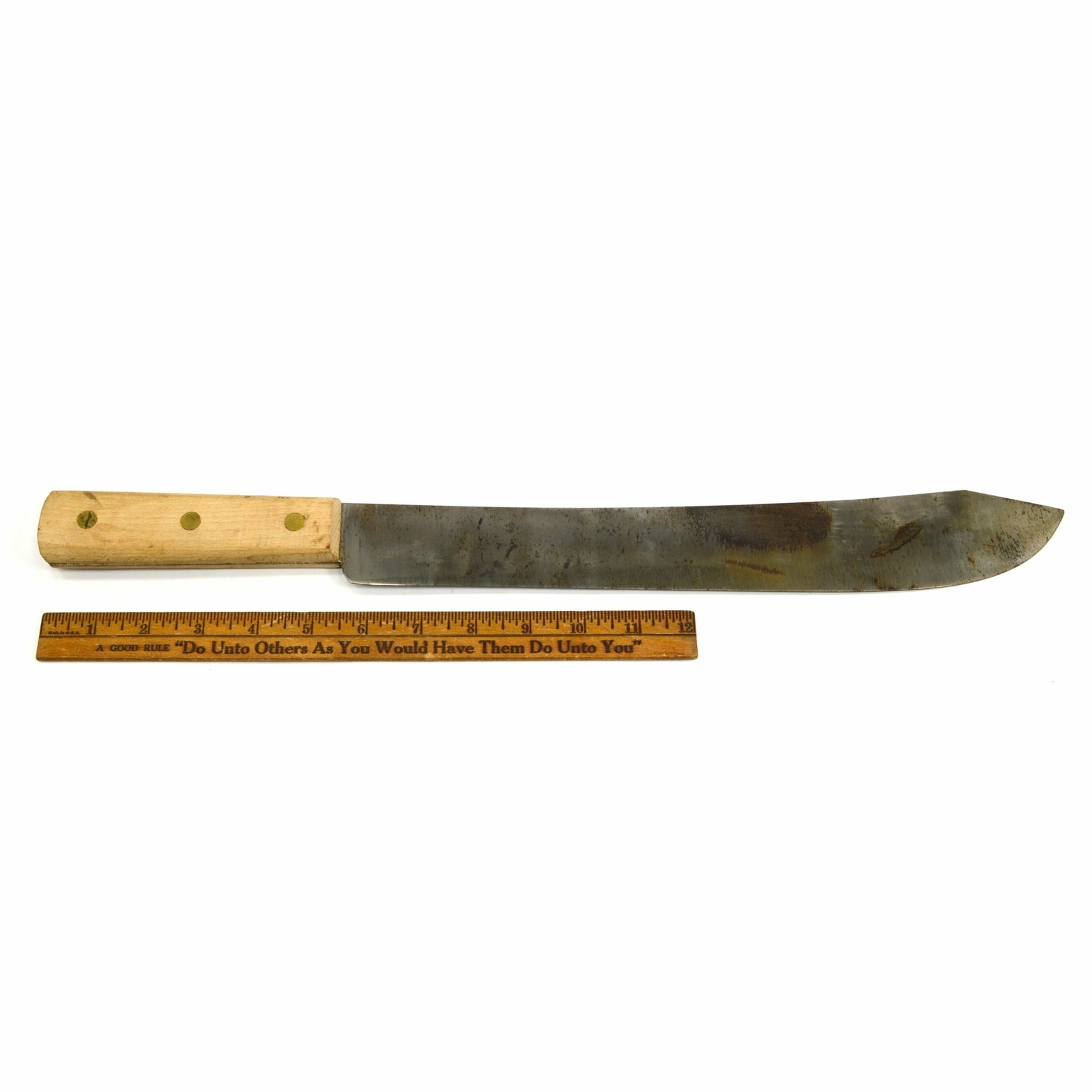 Vintage ONTARIO KNIFE CO "TRUEDGE" Machetelike 19" BUTCHER'S CLEAVER