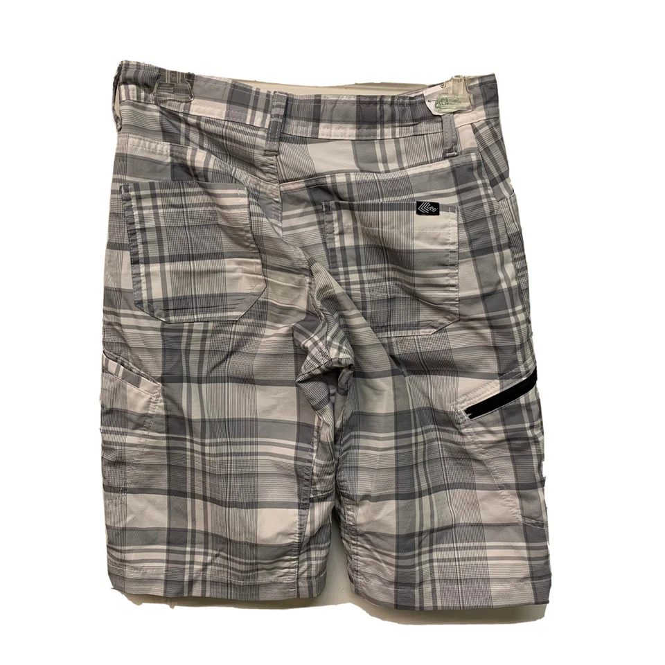 Lee Dungarees Boys Multicolor Plaid Shorts Size 14R - Image 2 of 2