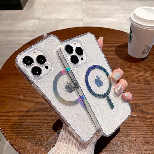 For iPhone 16 Pro 15 14 Plus 13 Pro Magnet Shockproof Mag-Safe Clear Phone Case - Picture 5 of 12