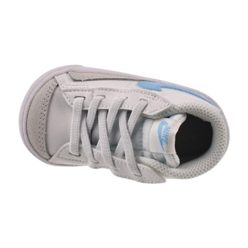 Nike Blazer Mid '77 (TD) Toddlers' Shoes White-Photon Dust-Aquarius Blue - Picture 5 of 6