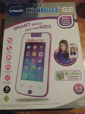 NEW - VTech KidiBuzz G2 Smart Device Tablet for Kids - KidiConnect Pink 3417761866504 | eBay
