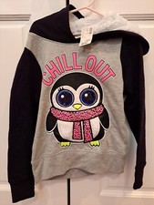 Justice Hoodie Penguin NWT Size 6