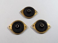 Collins 30s-1 Heavy Duty Amplifier Blower Mounts Set Of 3 Collins 30s-1 Heavy Duty Amplifier Blower Mounts Set Of 3