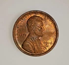 1916 LINCOLN PENNY ~ ATTRACTIVE UNCIRCULATED ~ LOT'S OF RED