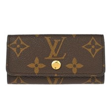 Louis Vuitton Monogram Multicles 4 Key Case M62631 Small Good XX29140