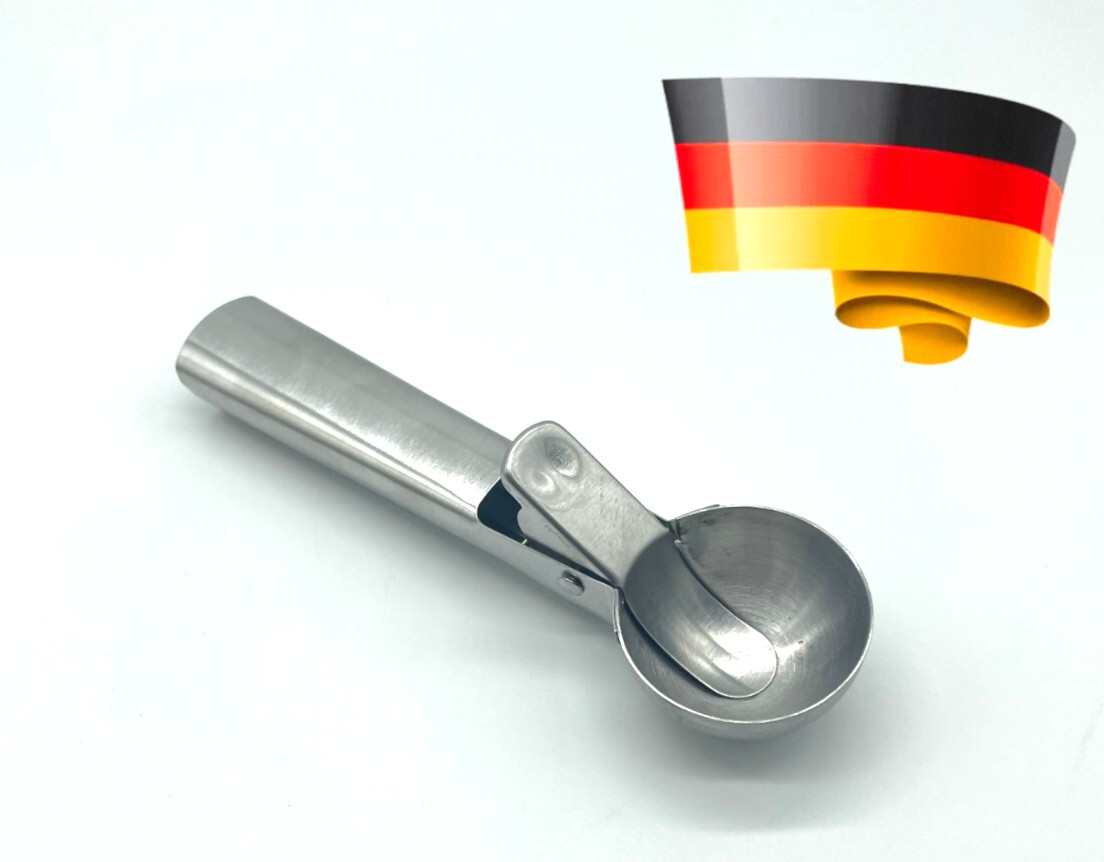✔ Eisportionierer Edelstahl Eislöffel Eiskelle Eiskugel Portionierer Eiskugeln ✔