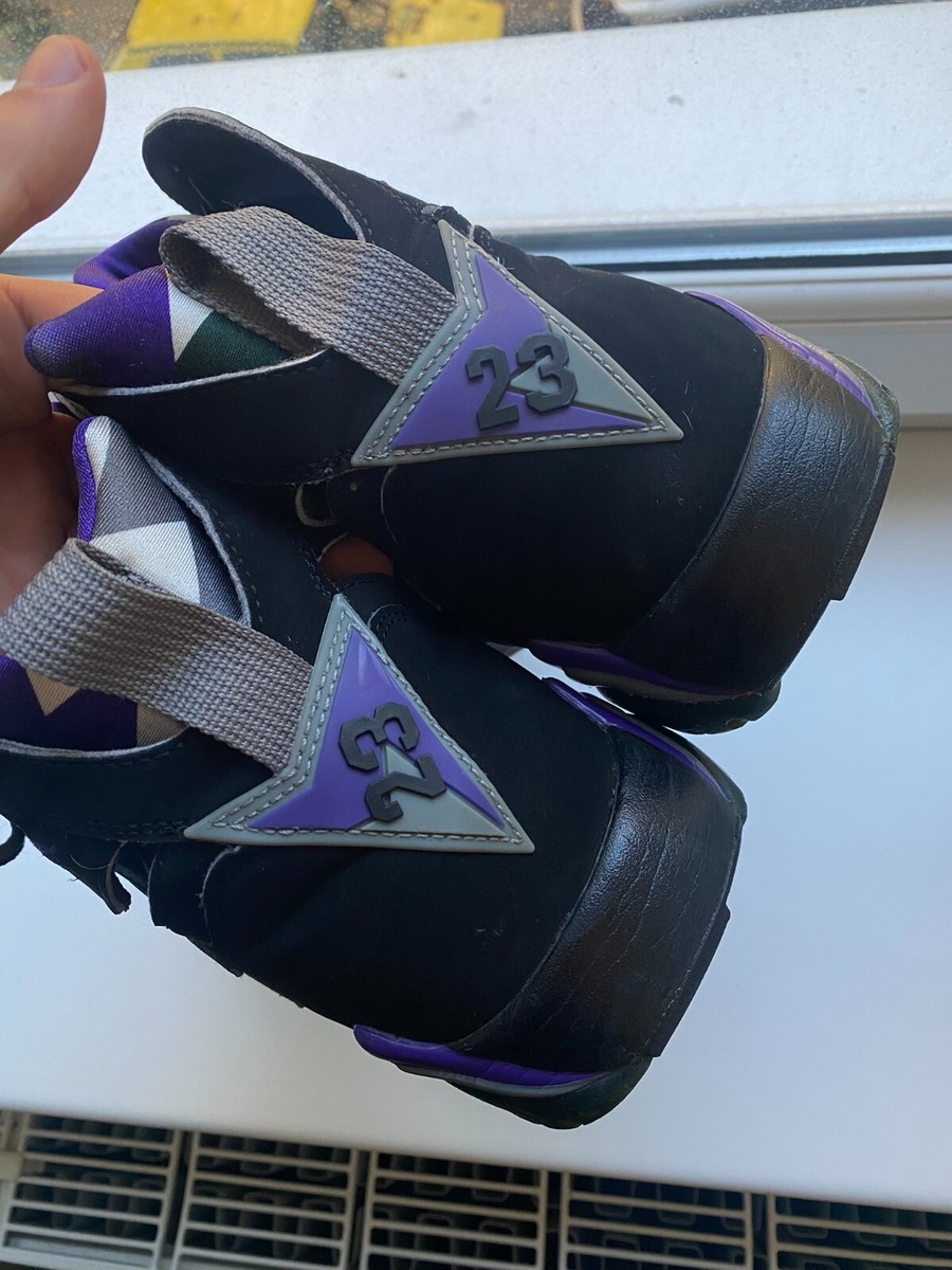 Size 13 - Air Jordan 7 Retro PE Ray Allen Black Purple EUR