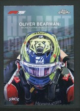 2025 OLIVER BEARMAN TOPPS CHROME MONEYGRAM HAAS F1 TEAM ROOKIE RC